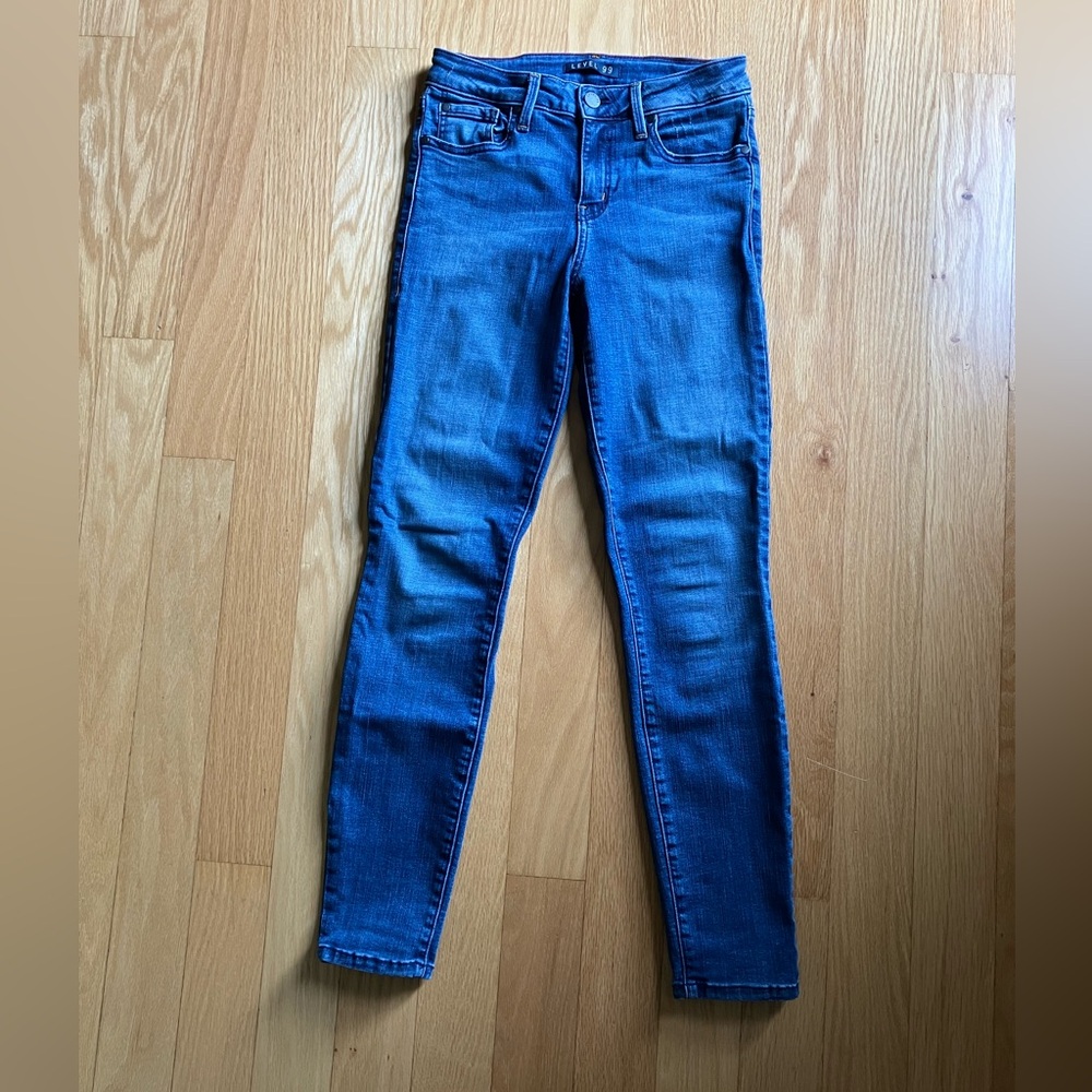 Level 99 Women's Skinny Jeans in Deep Blue